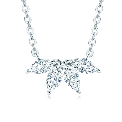 Petal Crown Diamond Necklace