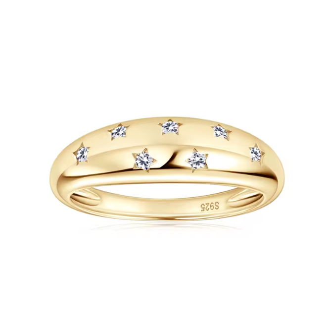 Diamond Star Studded Ring