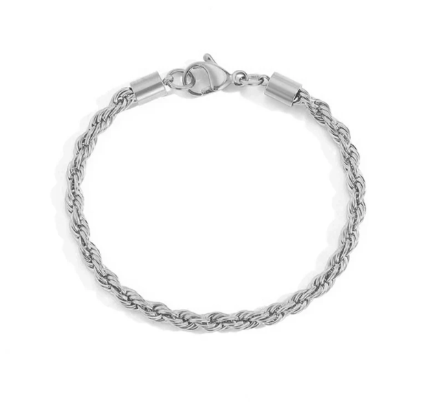 Titanium Rope Chain Bracelet