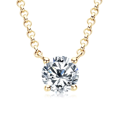 Single Carat Diamond Necklace