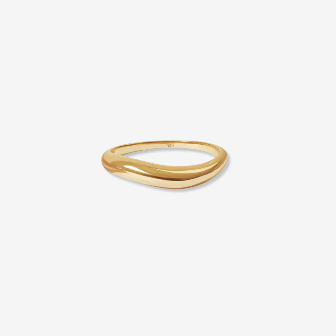 Minimalist Wave Ring