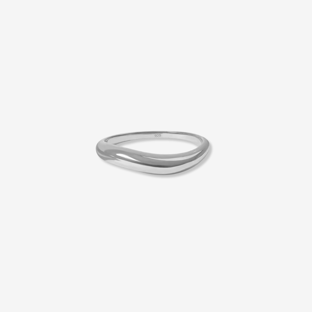 Minimalist Wave Ring