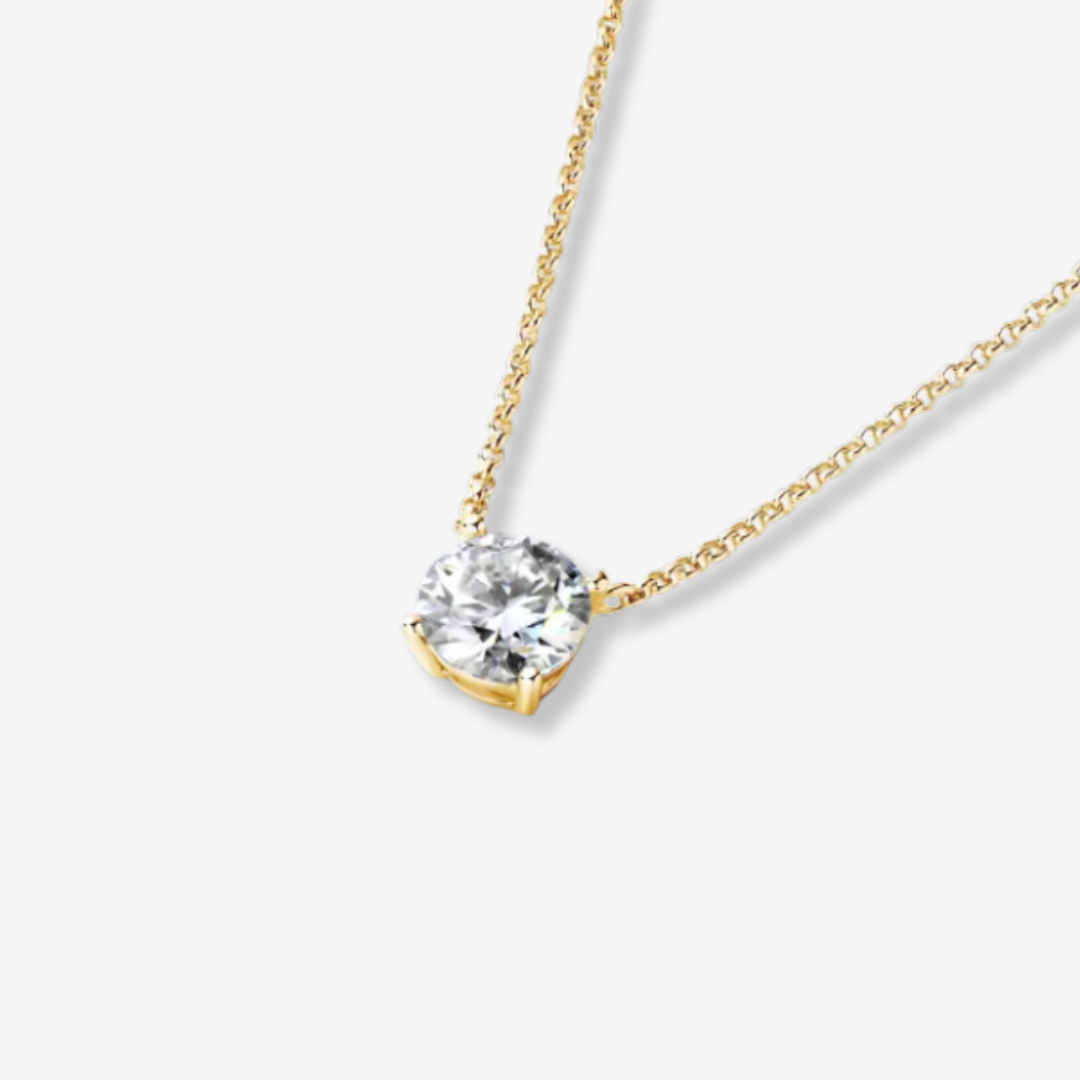 Single Carat Diamond Necklace