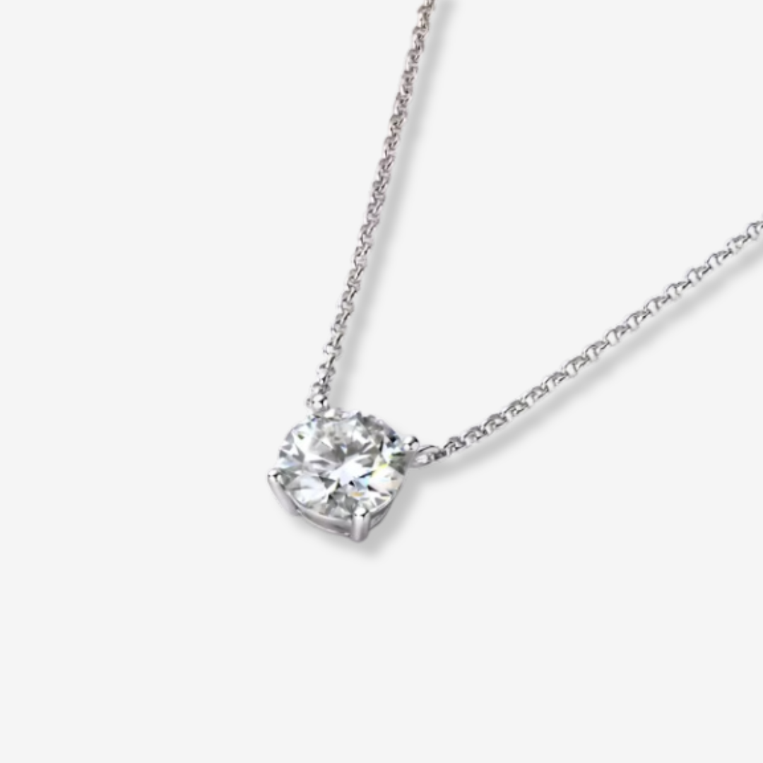 Single Carat Diamond Necklace